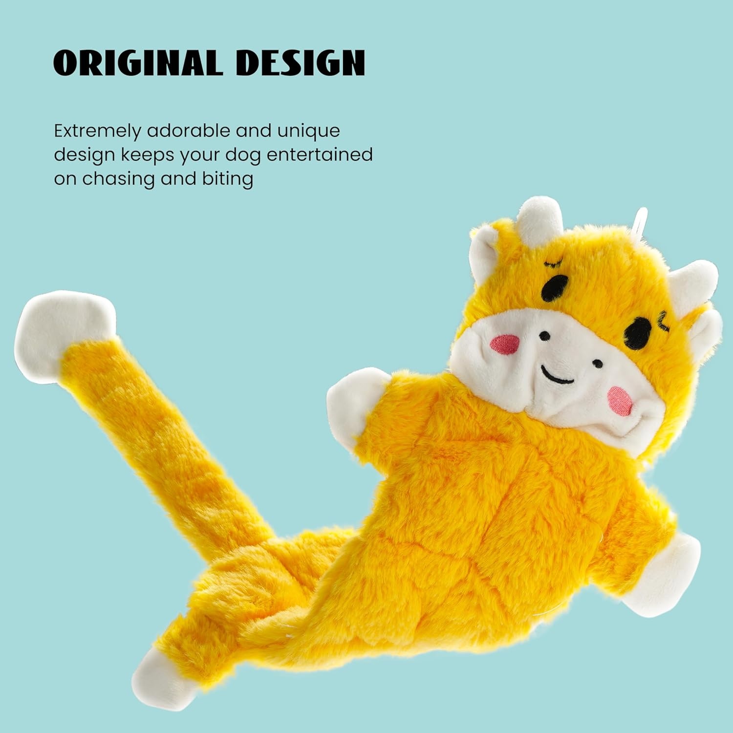 image:imageNocciola 3 PC No Stuffing Small Dog Toys Removable Crinkle Squeaky Durable Dog Tug Toy Summer Drinks Theme Bottle Insert Fun Puppy Toys to Keep Them Busy5 Pcs Multisqueakers