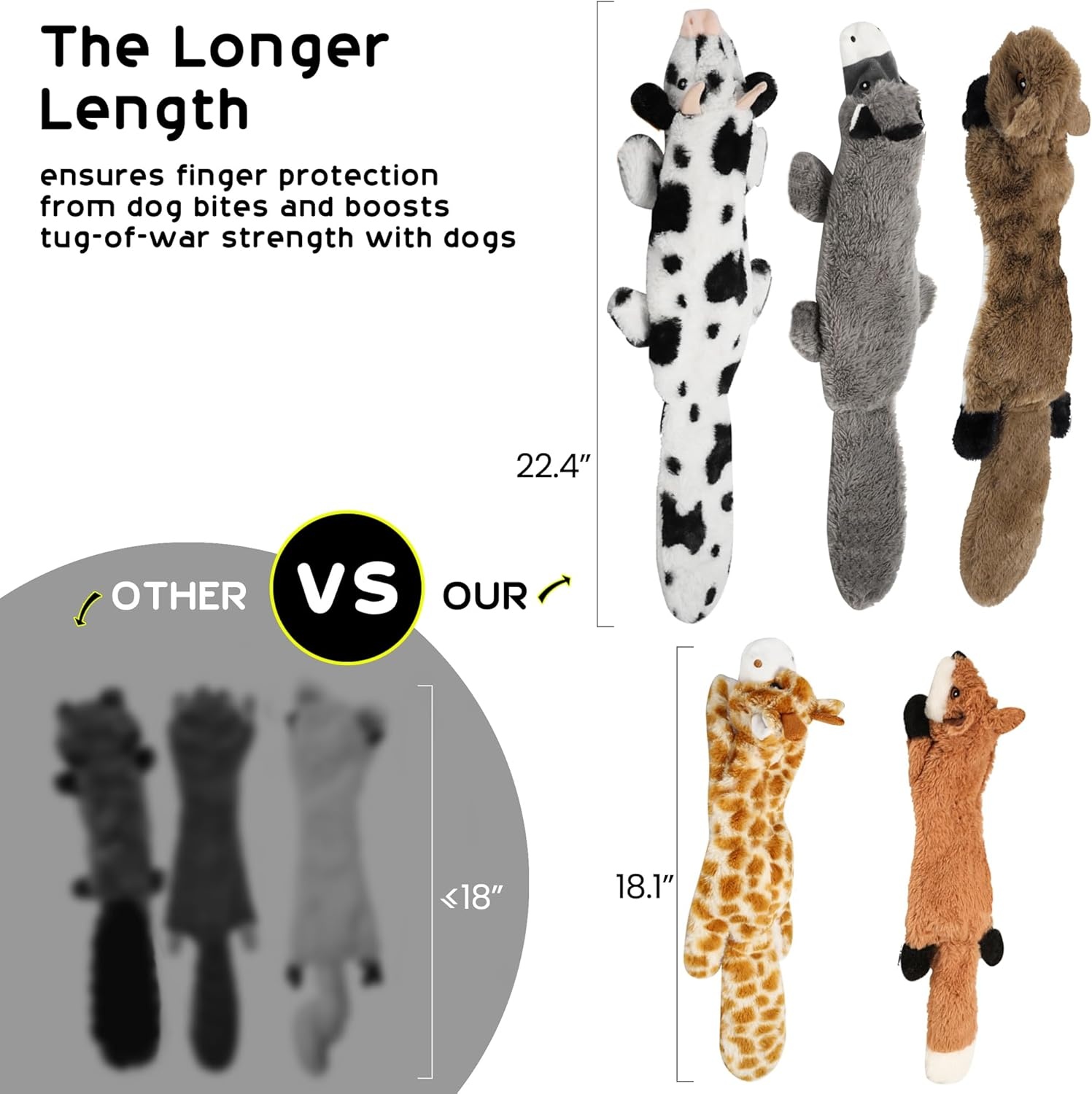image:imageNocciola 3 PC No Stuffing Small Dog Toys Removable Crinkle Squeaky Durable Dog Tug Toy Summer Drinks Theme Bottle Insert Fun Puppy Toys to Keep Them Busy5 Pcs No Stuffing Basic