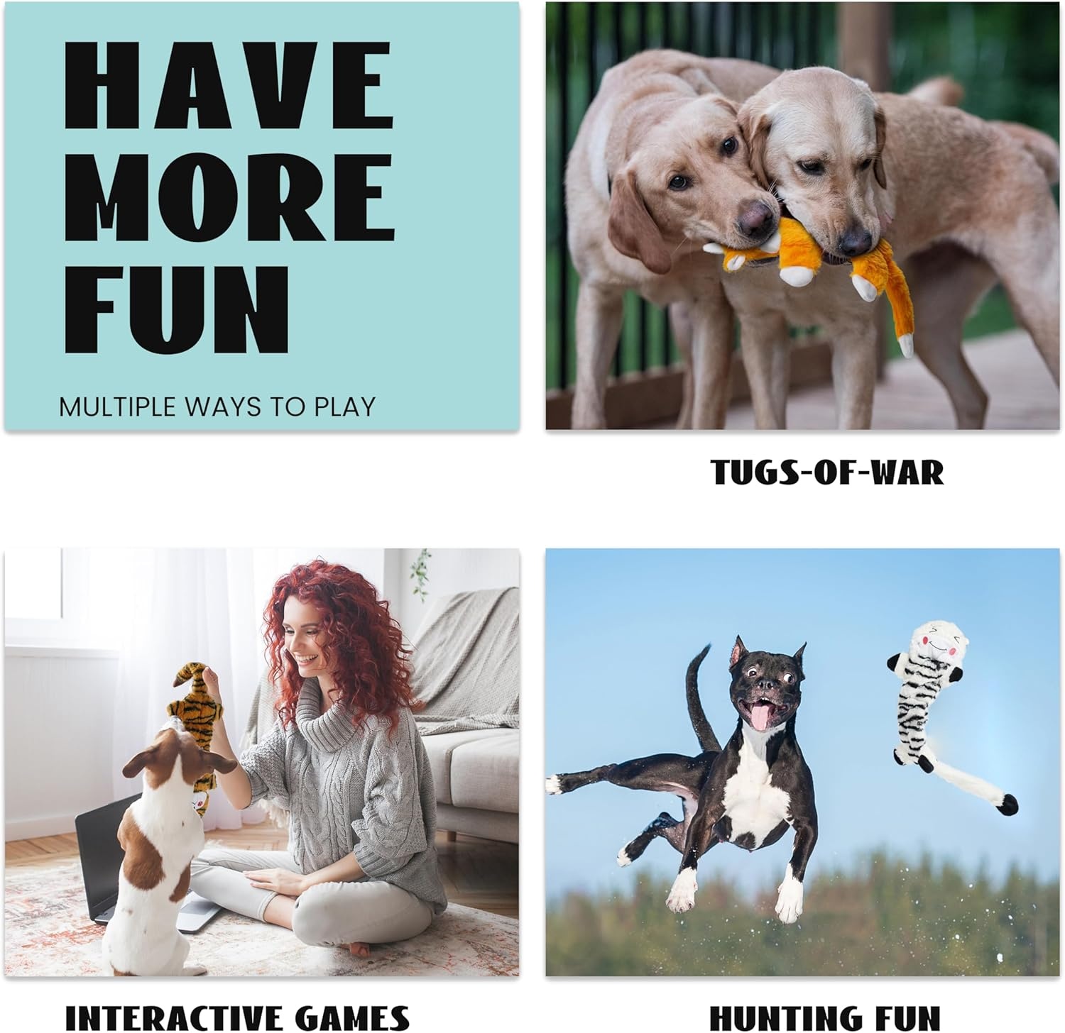 image:imageNocciola 3 PC No Stuffing Small Dog Toys Removable Crinkle Squeaky Durable Dog Tug Toy Summer Drinks Theme Bottle Insert Fun Puppy Toys to Keep Them Busy5 Pcs Multisqueakers