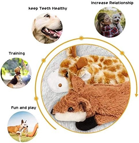 image:imageNocciola 3 PC No Stuffing Small Dog Toys Removable Crinkle Squeaky Durable Dog Tug Toy Summer Drinks Theme Bottle Insert Fun Puppy Toys to Keep Them Busy5 Pcs No Stuffing Basic