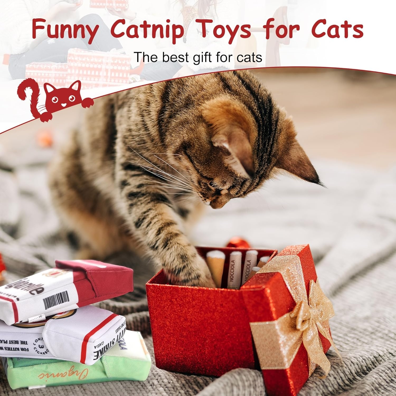 image:imageNocciola 3 Pack Catnip Toys for Cats Funny Cat Toys Filled with 100 Pure Organic Catnip Safe Kitten Teething Chew and Kicker Toys Stress Relieving Fun for Indoor CatsWhite for Strong Chewers