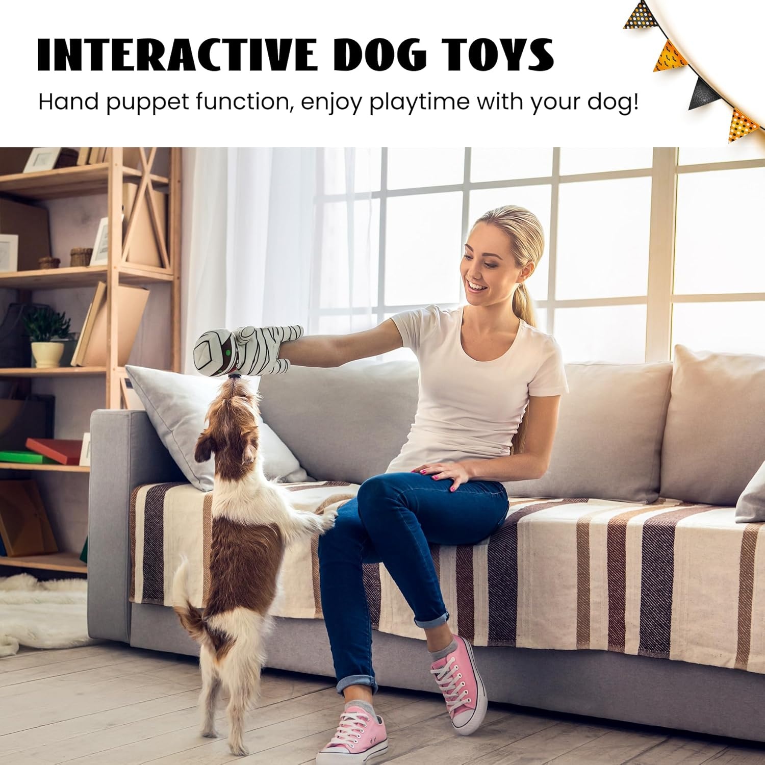 image:imageNocciola Stuffed Pig Dog Toys Hide and Seek Funny Squeaky Crinkle Plush Dog Chew Toys for Small Medium Breed Cognitive Training Pet Enrichment Gifts SuppliesMummy with Organs