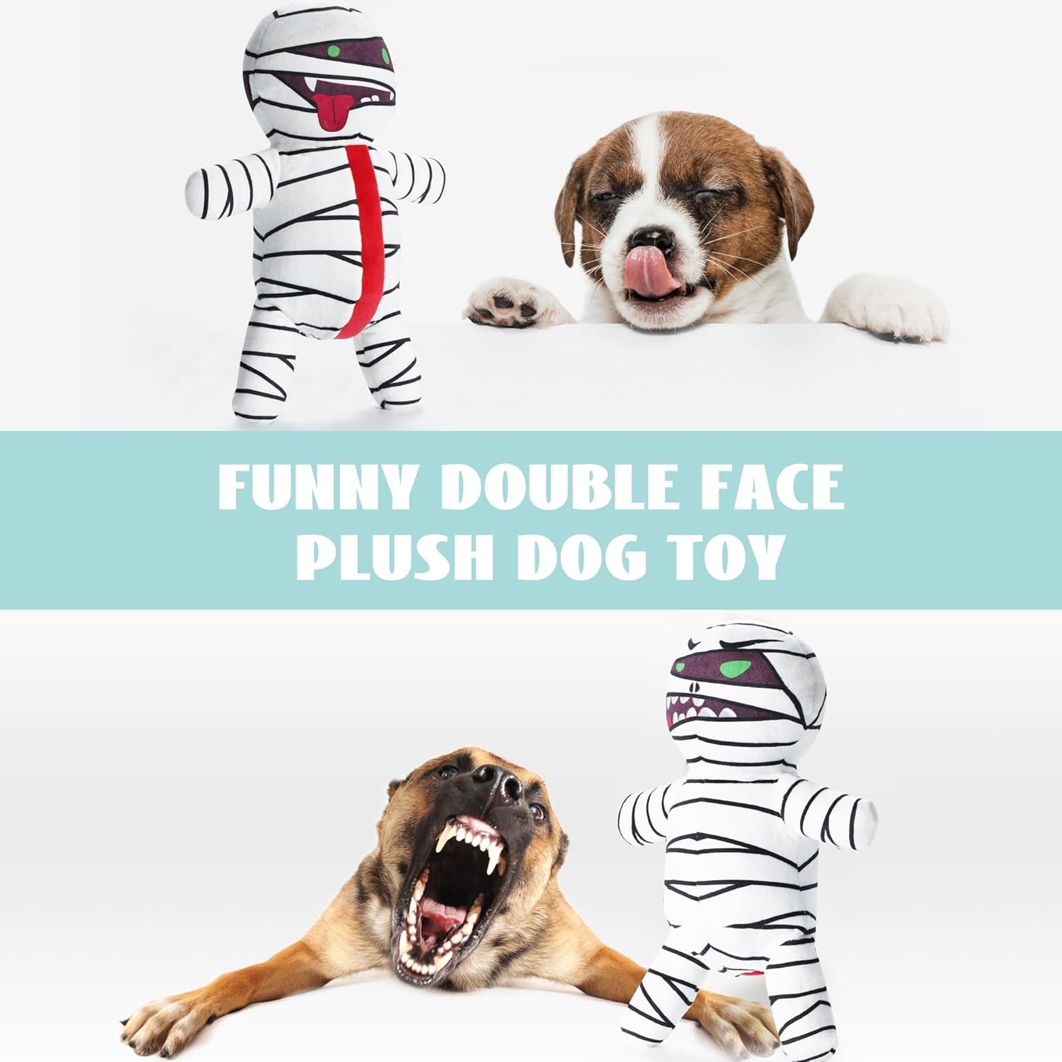 image:imageNocciola Stuffed Pig Dog Toys Hide and Seek Funny Squeaky Crinkle Plush Dog Chew Toys for Small Medium Breed Cognitive Training Pet Enrichment Gifts SuppliesMummy with Organs