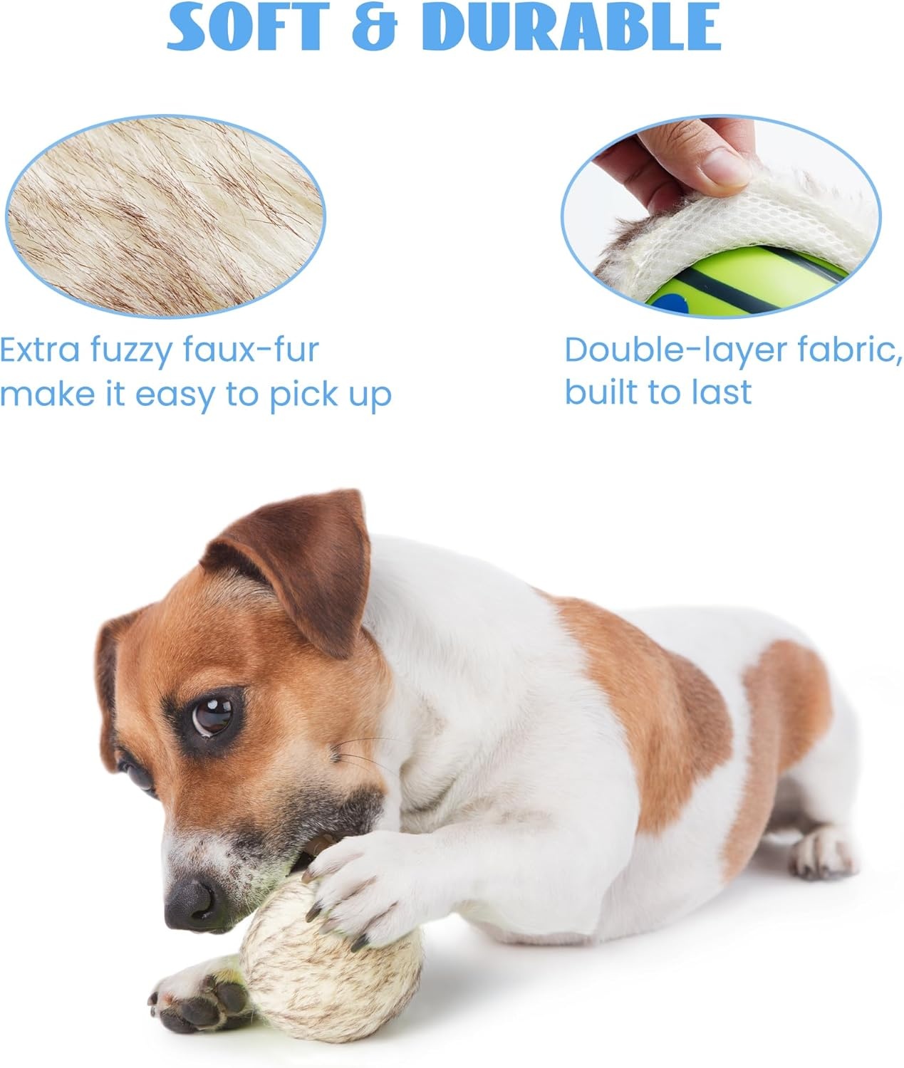 image:imageNocciola Wobble Giggle Ball for Dogs Interactive Dog Toys for Boredom Squeaky Ball Dog Toys to Keep Them Busy Pet Toys for Small Medium Large Dogs Fun Giggle Sounds When Rolled or Shaken SMedium Size