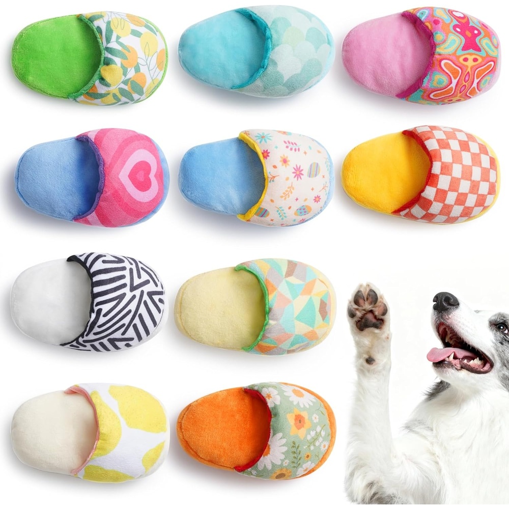 image:imageNocciola Squeaky Bread Stuffed Dog Toys Pack Puppy Toys with Grocery Bag to Keep Them Busy Small Dog Toys for Boredom Durable Snuffle Dog Toys for Small Medium Breeds Pet GiftNovelty