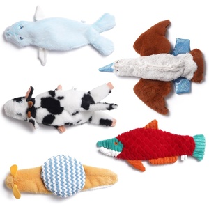 image:imageNocciola 3 PC No Stuffing Small Dog Toys Removable Crinkle Squeaky Durable Dog Tug Toy Summer Drinks Theme Bottle Insert Fun Puppy Toys to Keep Them Busy5 pcs Crinkle Plush Dog Toy