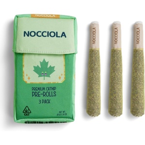 image:imageNocciola 3 Pack Catnip Toys for Cats Funny Cat Toys Filled with 100 Pure Organic Catnip Safe Kitten Teething Chew and Kicker Toys Stress Relieving Fun for Indoor CatsGreen for Gentle Play