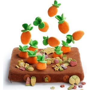 image:imageNocciola Carrot Puzzle Dog Toys 12PC Squeaky Carrots amp Farm Snuffle Mat for Hide and Seek Snuffle Toys for Small and Medium Dogs Carrot Patch Dog Toy to Keep Them BusyCarrot Easter Toys