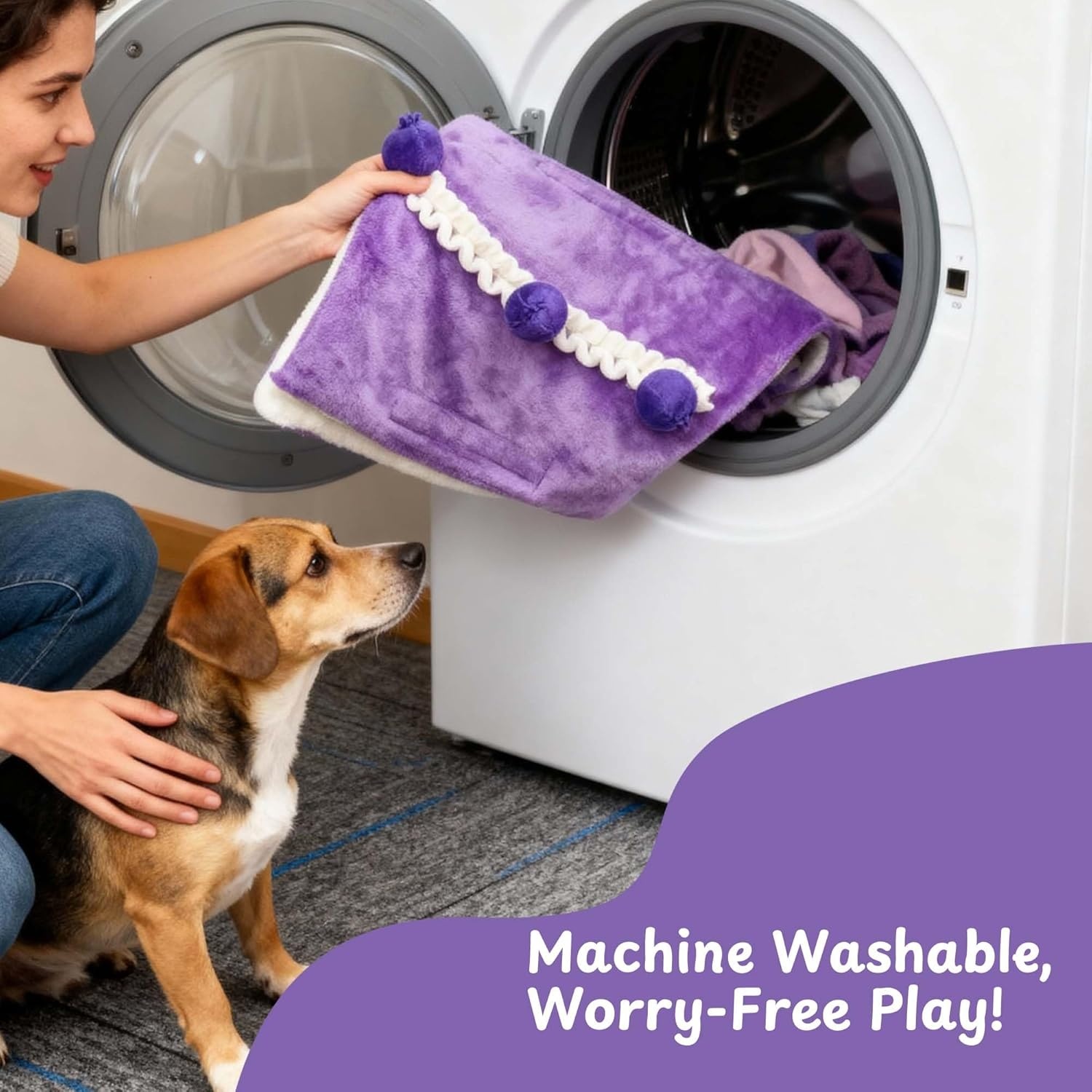 image:imageNocciola Dog Snuffle Toy Blueberry Cake Snuffle Mat for Puppies Puzzle Puppy Toy with Crinkle Hide and Seek Interactive Enrichment Toys for Small Medium Dogs Dog Gift Birthday Cake Toy