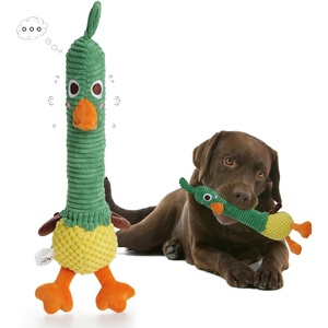 image:imageNocciola 3 in 1 Rip and Reveal Chicken Dog Toy Suprise Toys Inside Durable Stuffed Squeaky Crinkle Chew Animal Toy for Medium Large Breed Funny Cute Teething Keep Busy Pet SuppliesSqueaky Duck