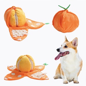 image:imageNocciola Pumpkin Puzzle Dog Toys Snuffle Interactive Dog Toy for Small Dogs Puppy Squeaky Toy with Crinkle Papers Hide and Seek Toy for Boredomorange